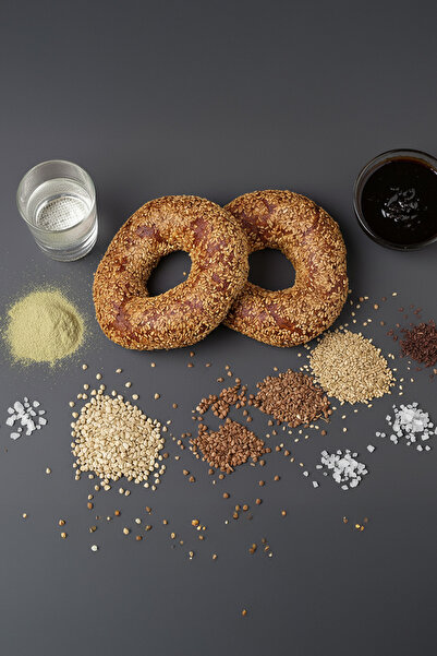 EBRULİ DOĞAL BAKKAL by beys Karabuğday Simit Glutensiz Vegan (2 Adet)