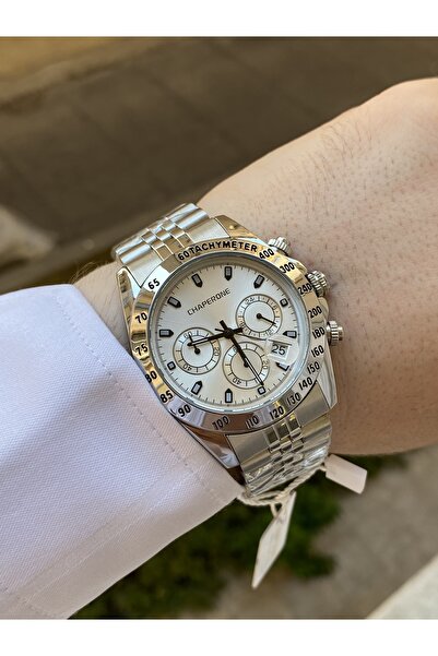 Reward chaporone füme rengi Çelik su geçirmez Erkek kol saati sevgililer günü...