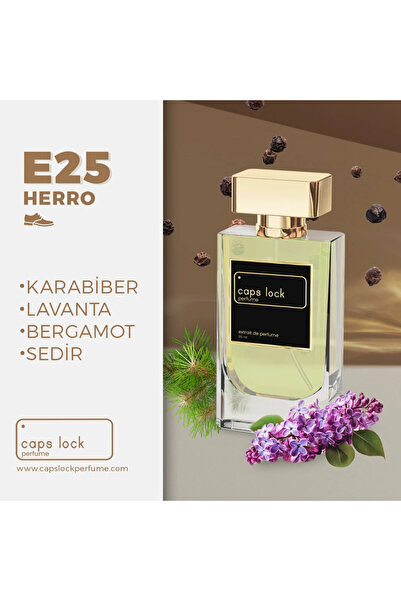 CAPS LOCK Perfume E25 - (Hero Muadili) 55 ml. + 10 ML SEYAHAT BOY HEDİYE