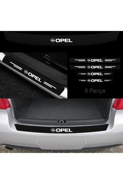pınaxar مجموعة ملصقات تثبيت السيارة وعتبة الباب المتوافقة مع Opel Tigra