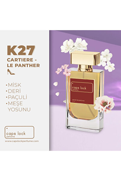 CAPS LOCK Perfume K27 - (La Panthere Muadili) 55 ml. + 10 ML SEYAHAT BOY HEDİYE