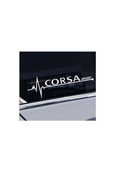 pınaxar Opel Corsa Pulse Heart Beat Rhythm Sticker 2 Pieces Sticker
