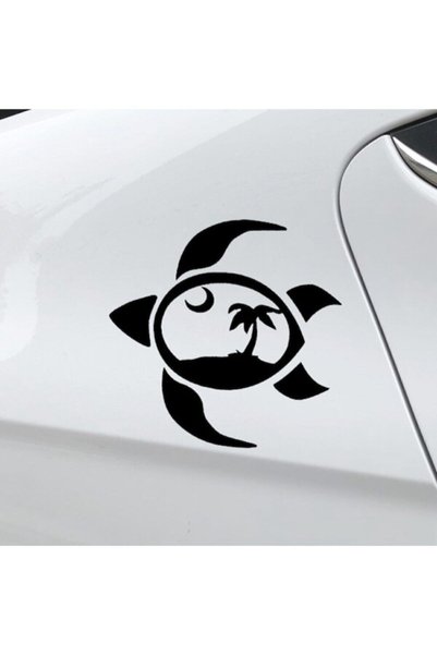 pınaxar Turtle Design Auto Sticker 2 Pieces 10*20 cm
