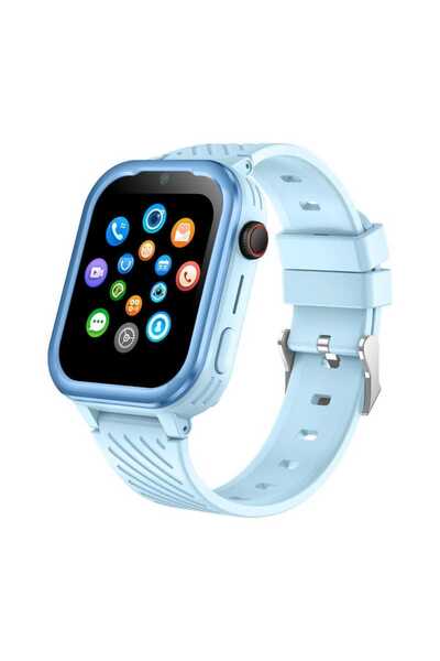 gitech Ceas inteligent pentru copii 4G, slot pentru cartelă SIM, WhatsApp, GPS, Wi-Fi, cameră, mod spion, buton SOS, video