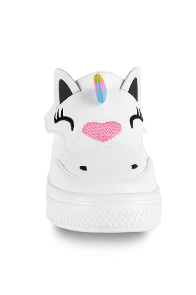 Denokids Unicorn Beyaz Kız Sneakers Spor Ayakkabı