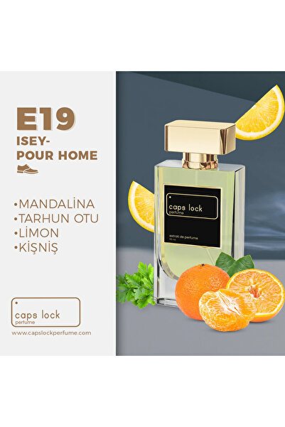 CAPS LOCK Perfume E19 - (L'Eau d'Issey Pour Homme Muadili) 55 ml. + 10 ML SEY...
