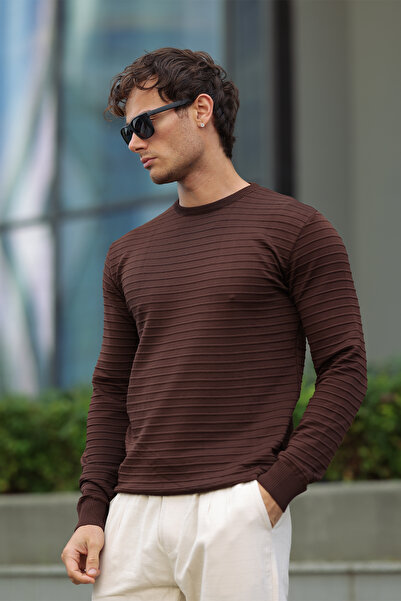 aziso Erkek Bisiklet Yaka Triko Kazak