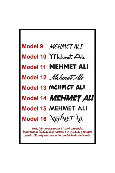 pınaxar Name Lettering Car Sticker Decal Auto Sticker Car Lettering Sticker