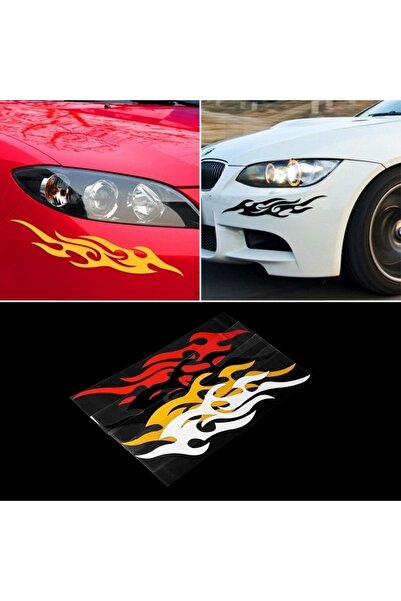 pınaxar 2 Pieces Flame Windbreaker Auto Sticker, Car Sticker, Vehicle Sticker
