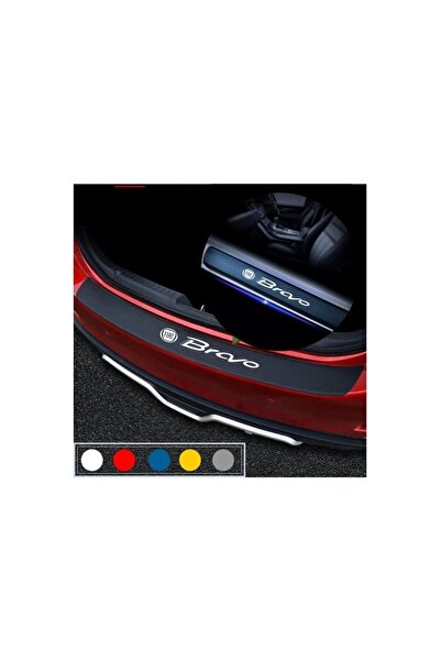 habune Fiat Bravo İçin Uyumlu Aksesuar Oto Bagaj Ve Kapı Eşiği Sticker Seti K...
