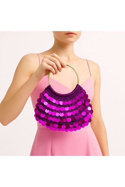 ByLily Sequined, Sequined Evening Dress Bag. Ideal for Weddings, Engagements, and Stylish Evenings