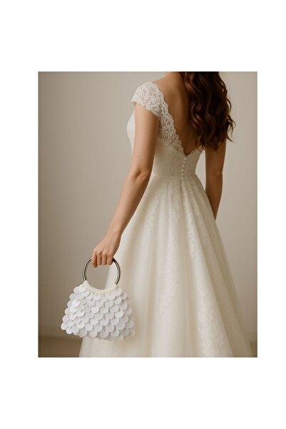 ByLily Sequined, Sequined Evening Dress Bag. Ideal for Weddings, Engagements, and Stylish Evenings