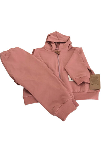 Fidekids طقم ملابس للأطفال البنات مكون من قطعتين مع غطاء للرأس وسحاب