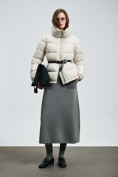 Lufian 122120044 Flash Goose down Women's Coat Ecru