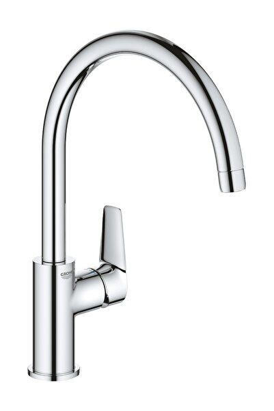 Grohe Bauedge Tek Kumandalı Eviye Bataryası 31367001, KROM