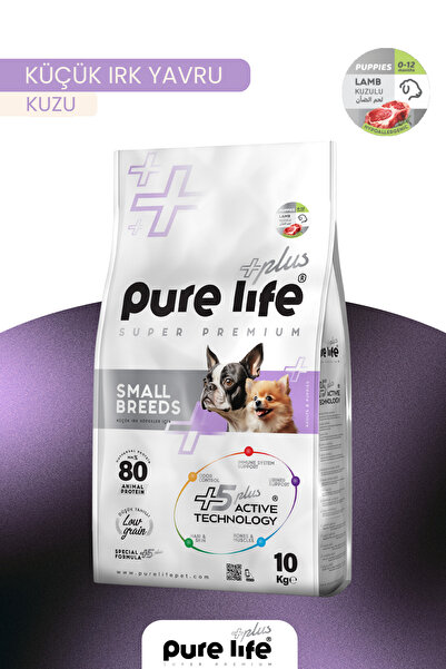 PureLife PLUS KUZULU KÜÇÜK IRK YAVRU KÖPEK MAMASI 10KG