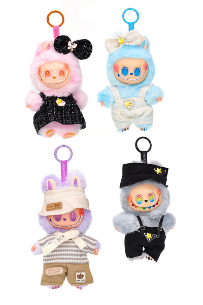LABUBU Aksesuarlı Big Intro Enerji Figür, Anahtarlık - Koleksiyonluk Pelüş (Karışık Gelmektedir)