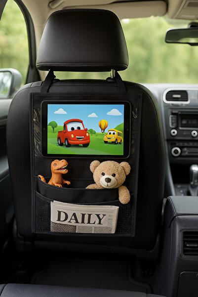 NOVA TEXTILE Araç Koltuk Arkası Düzenleyici, Araba İçi Organizer, Oto Koltuk ...