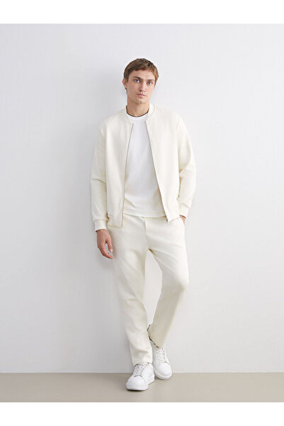 LC Waikiki Ανδρικό παντελόνι φούτερ σε μπεζ Standard Fit