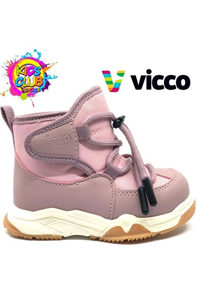 Kids Club Shoes Vicco Bull Phylon Kauçuk Taban Ortopedik Çocuk Kar Botu PUDRA