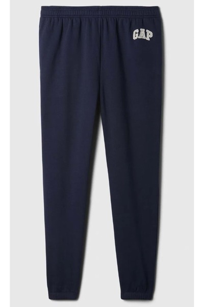 GAP V-Herıtage 500382 Logo Logo Fleece Jogger Fransız Havlu Kumaş Erkek Eşofman Altı LACİVERT