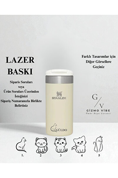 Stanley Kişiselleştirilmiş The Aerolight Transit Mug 0.35L Termos Özel Tasarım/ İsimli