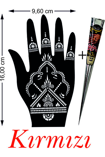 hennadibace Kına Kalıbı (GEÇİCİ DÖVME ŞABLONU) Hint Kınası Henna Tattoo Stencil Kına Gecesi