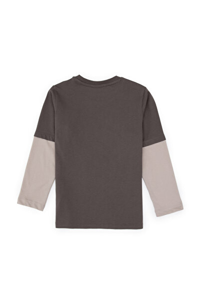 U.S. Polo Assn. Boy's Mink Crew Neck Sweatshirt 50316495-Vr052