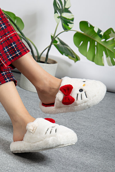 Jackers Παντόφλες για το σπίτι με αθόρυβη βάση, με φιγούρα και χαριτωμένο φιόγκο με λεπτομέρειες