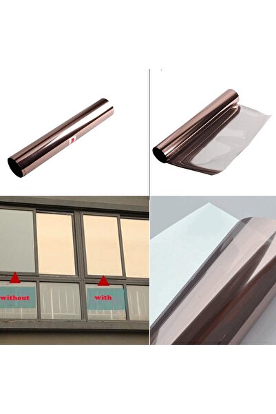 ecce reklam ürünleri Bronze Window Film American Anti-Scratch 60 cm X 4 Meters