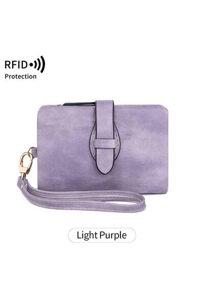 rinkadoll Yeni tasarım yumuşak doku bileklikli küçük kullanışlı kadın cüzdan