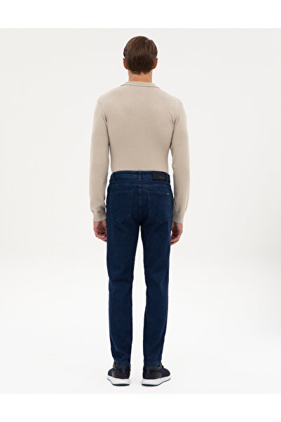 Pierre Cardin Mavi Carrot Fit Beli Lastikli Jean Pantolon 50295882-VR036