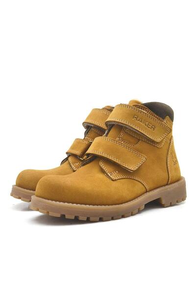 Rakerplus Sentor Genuine Leather Yellow Velcro Fur Boots