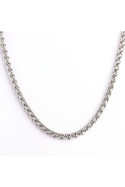 Pursehuit Ανδρικό κολιέ, ασημένιο χρώμα, ανοξείδωτο ατσάλι, επιχρυσωμένο με χ...