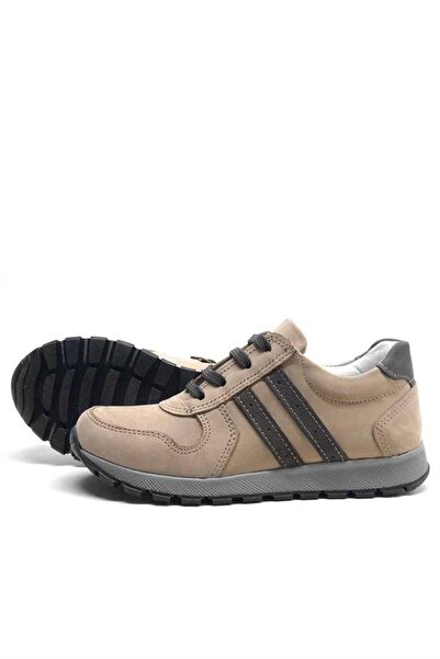 Rakerplus Αθλητικά σχολικά παπούτσια για αγόρια με φερμουάρ από γνήσιο δέρμα