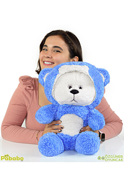 Pababo 70 Cm Kapşonlu Uykumcuk Peluş Ayıcık Panda
