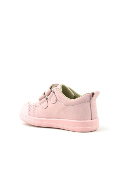 Rakerplus Sonic Genuine Leather Pink Velcro Anatomical Baby Sneakers Sneakers