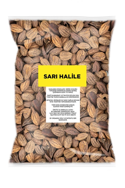 BY ORGANİK Sarı Halile 100 GR ( Elenmiş )