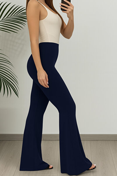 ECEYLÜL MODA SCUBA KREP İSPANYOL PAÇA PANTOLON(kısa süreliğine lansman fiyatı)