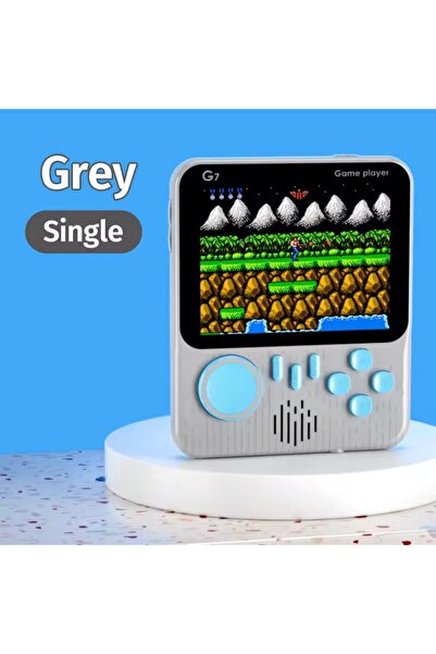 DKH G7 Retro Handheld Game Console, 3.5-Inch LCD Screen, 666 Classic Games, TV Output, 500mAh Battery, G