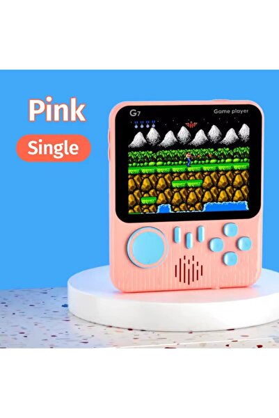 DKH G7 Retro Handheld Game Console, 3.5-Inch LCD Screen, 666 Classic Games, TV Output, 500mAh Battery, P