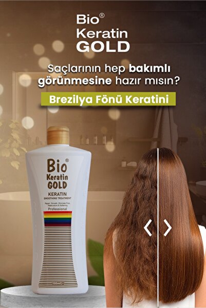 Bio Keratin Gold Gold Brezilya Fönü Keratini 700 ml 8681546031073