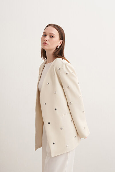 Nissh Zımbalı Rahat Kalıp Ceket