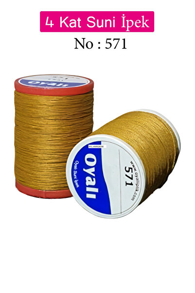 Royaleks Κέντημα 4 στρώσεων από ψεύτικο μεταξωτό νήμα κεντήματος με χάντρες κλωστή με βελονάκι No:571