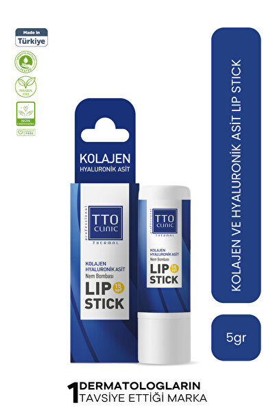TTO CLINIC Lip Stick - Kolajen & Hyaluronik Asit 15 SPF