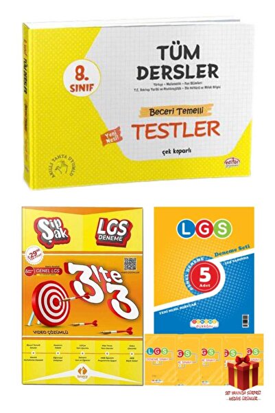 Referans Yayınları Referans Yayınları 8. Sınıf LGS Tüm Dersler Soru Bankası+L...