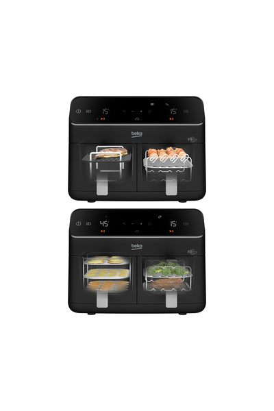 Beko FR 8284 FitFry Az Yağlı Airfryer - Çift Hazneli