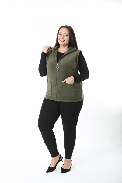 rotop Women's fleece vest with zipper and pockets