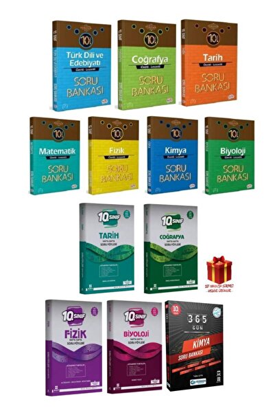 Editör Yayınevi Editör Yayınları 10. Sınıf Tüm Dersler Soru Bankası Seti+Başk...