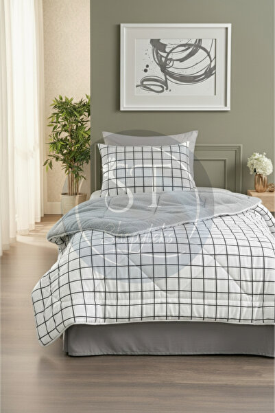 Shopyteks Single Welsoft Puffi Sleeping Set 155X215 |   With Sheets |   2 Pie...